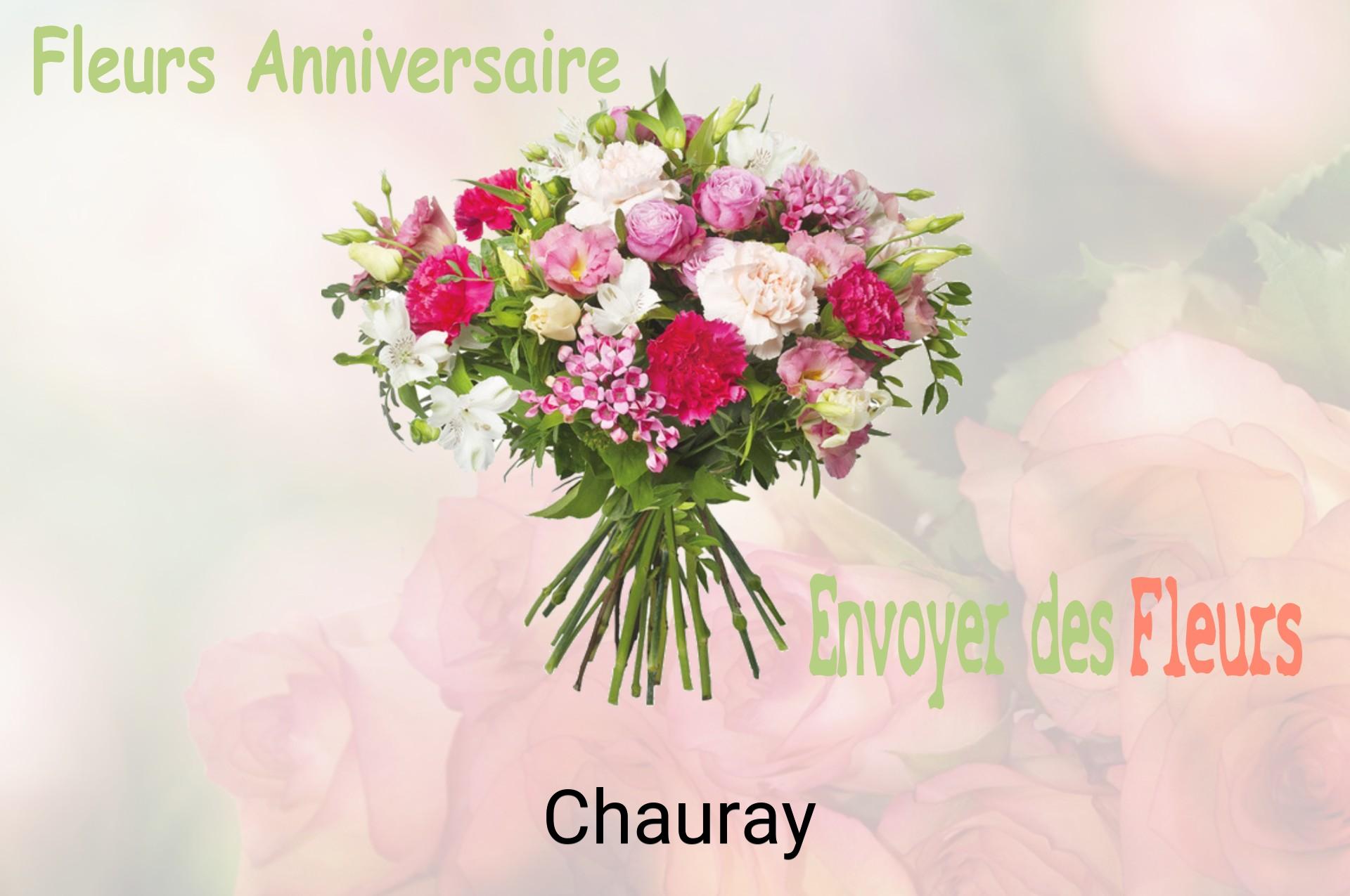 Bouquet de fleurs d’anniversaire livré à Chauray